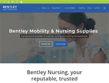 Tablet Screenshot of bentleynursing.com